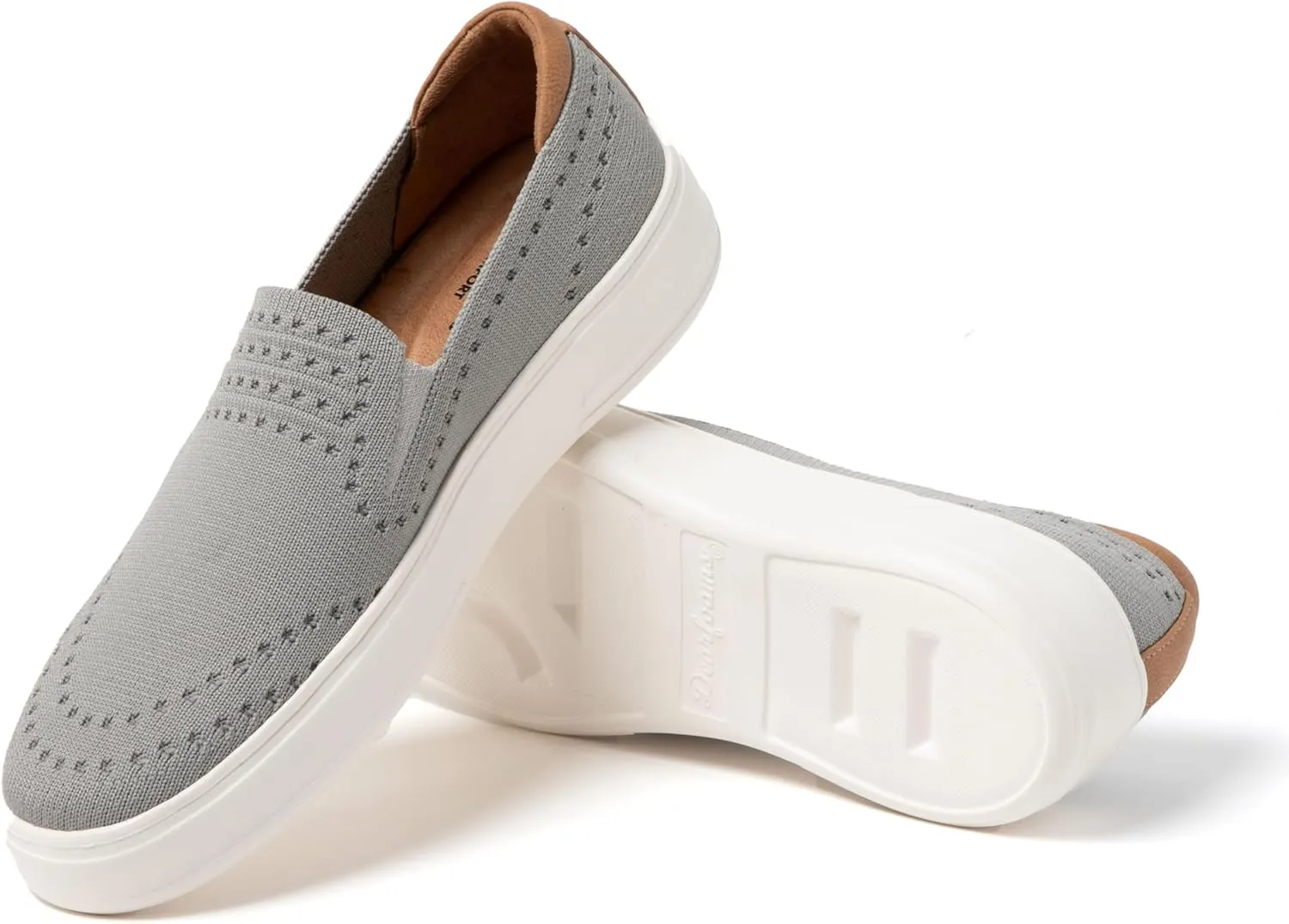 Dearfoams Women's Slip-On Lightweight Comfortable Sophie Loafers with Arch Support