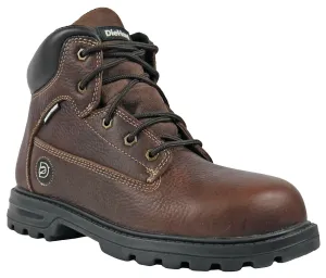 DieHard Mens Charger V2 Soft Toe WP Brown Leather Work Boots