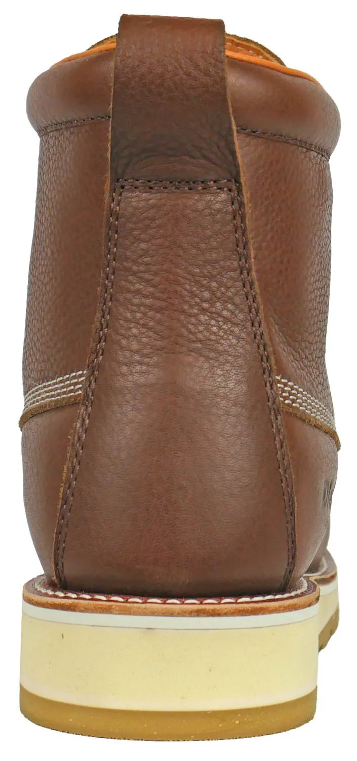 DieHard Mens Toro 6in Composite Toe Brown Leather Work Boots