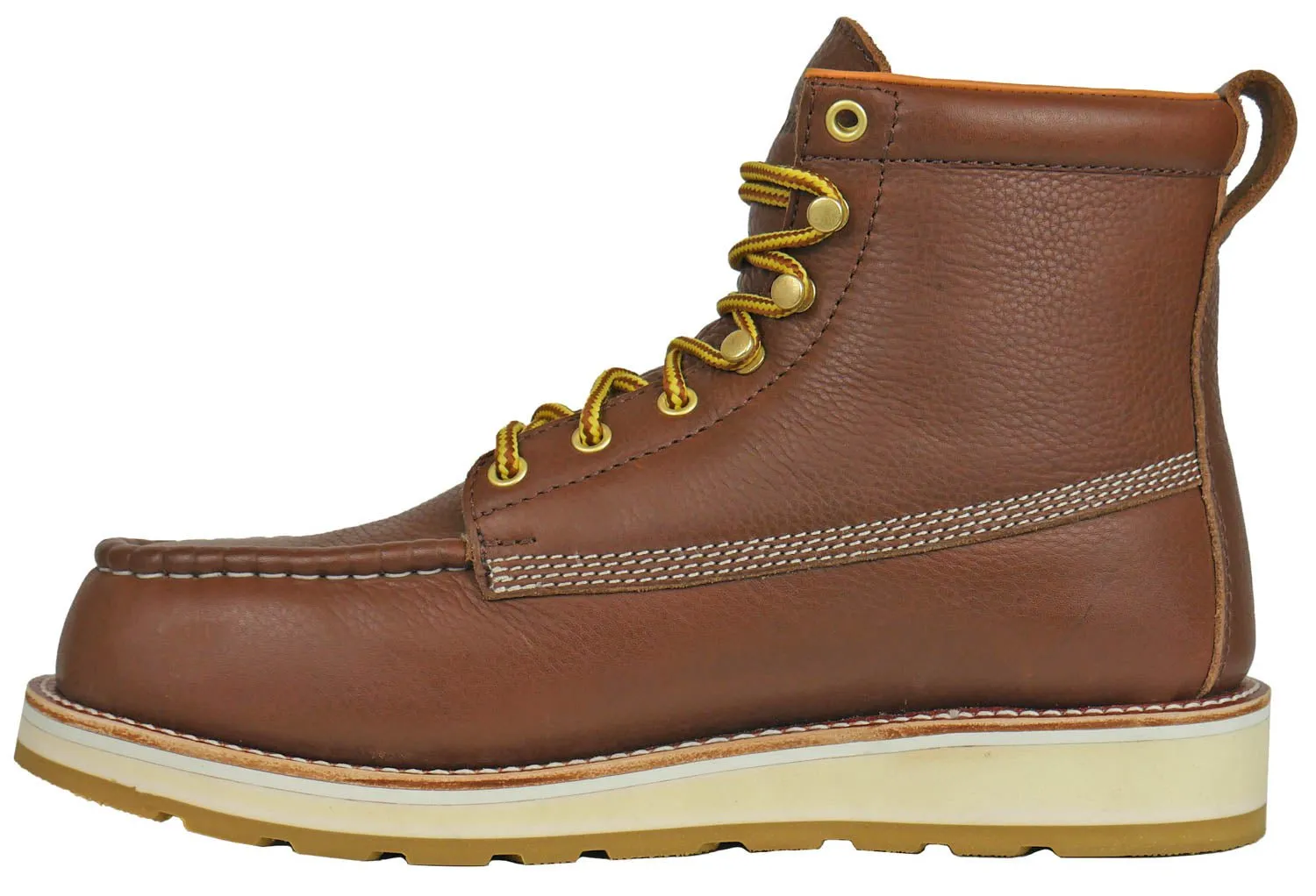 DieHard Mens Toro 6in Composite Toe Brown Leather Work Boots