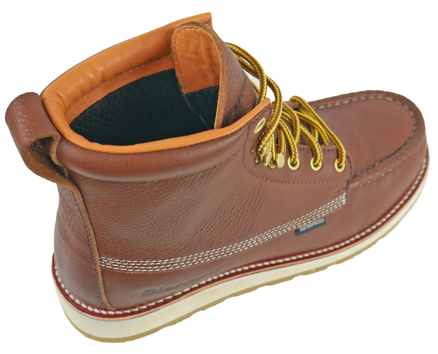 DieHard Mens Toro 6in Composite Toe Brown Leather Work Boots