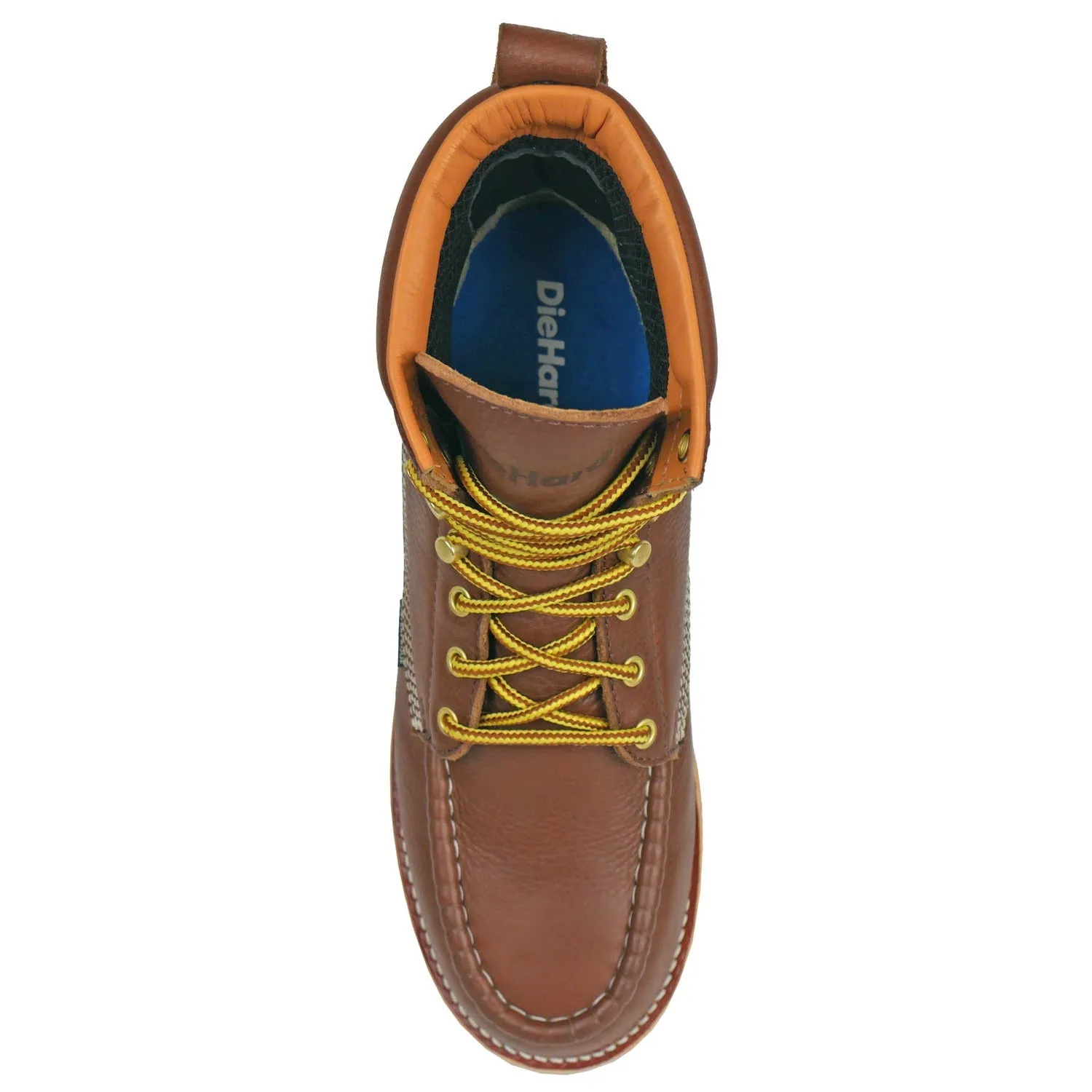 DieHard Mens Toro 6in Composite Toe Brown Leather Work Boots
