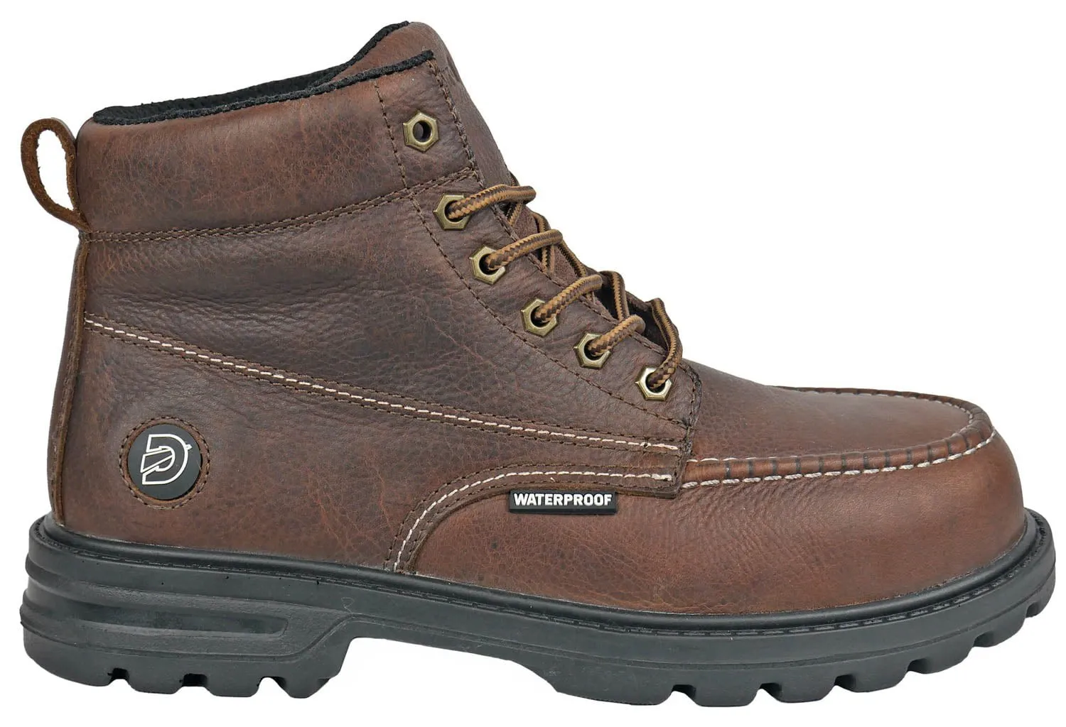 DieHard Mens Tundra CT WP SR EH Brown Leather Work Boots
