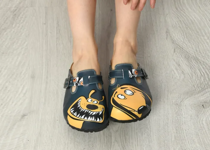Digital Edition Printed Sabo Slippers Casual Sandals Soft Soled