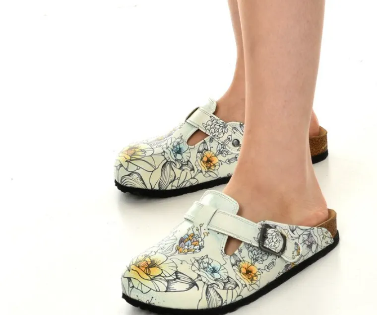 Digital Edition Printed Sabo Slippers Casual Sandals Soft Soled