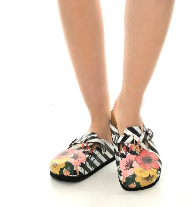 Digital Edition Printed Sabo Slippers Casual Sandals Soft Soled