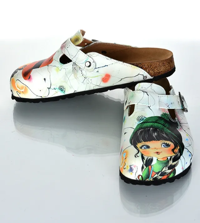 Digital Edition Printed Sabo Slippers Casual Sandals Soft Soled