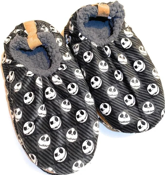 Disney Women's Soft Fuzzy Babba Slipper Socks ~ Nightmare Before Christmas ~ Adult, Women, Numeric Range, Medium, 7-9.5