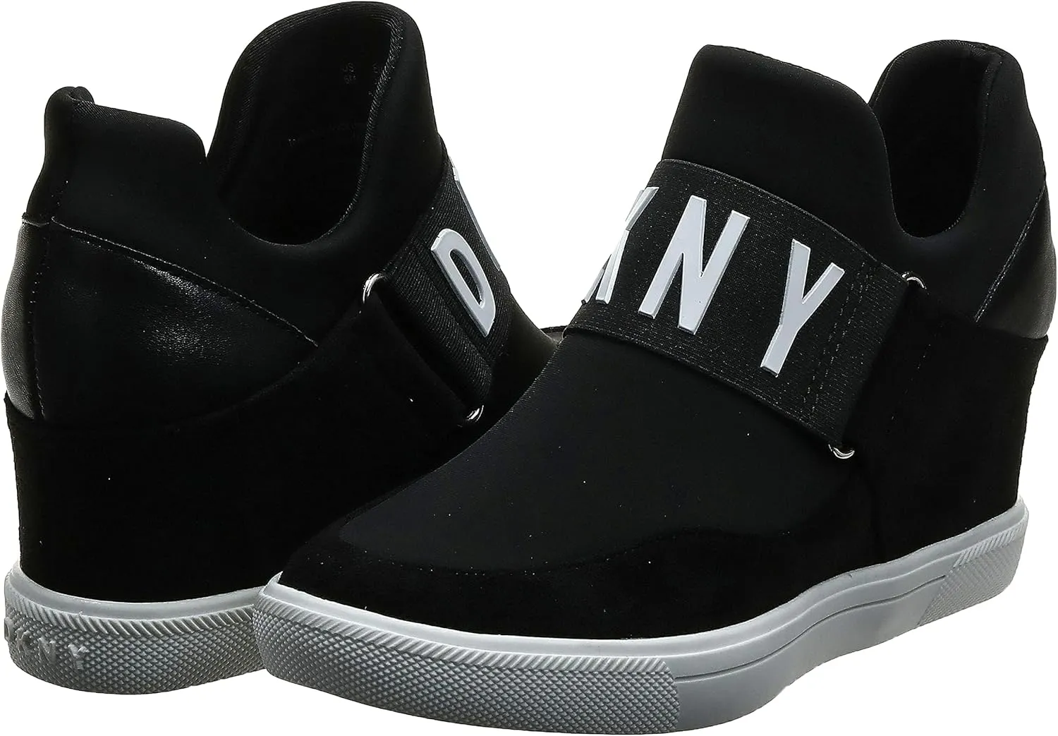 DKNY Women's Everyday Comfortable Cosmos Wedge Sneaker