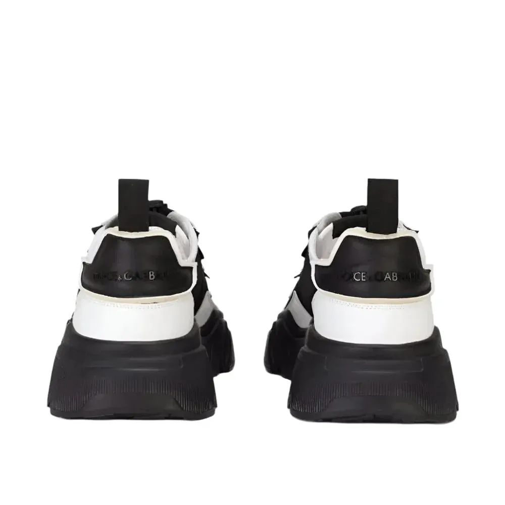 Dolce & Gabbana White & Black Daymaster Sneaker