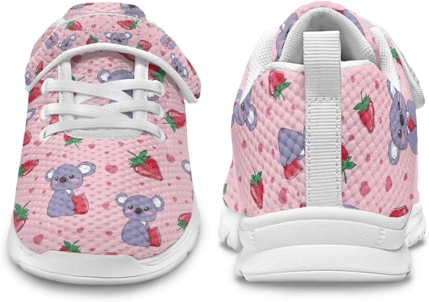 Doojoayie Slip On Shoes for Girls Soft Sole School Tennis Shoes Hook and Loop