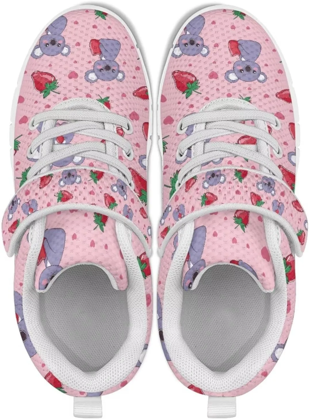 Doojoayie Slip On Shoes for Girls Soft Sole School Tennis Shoes Hook and Loop