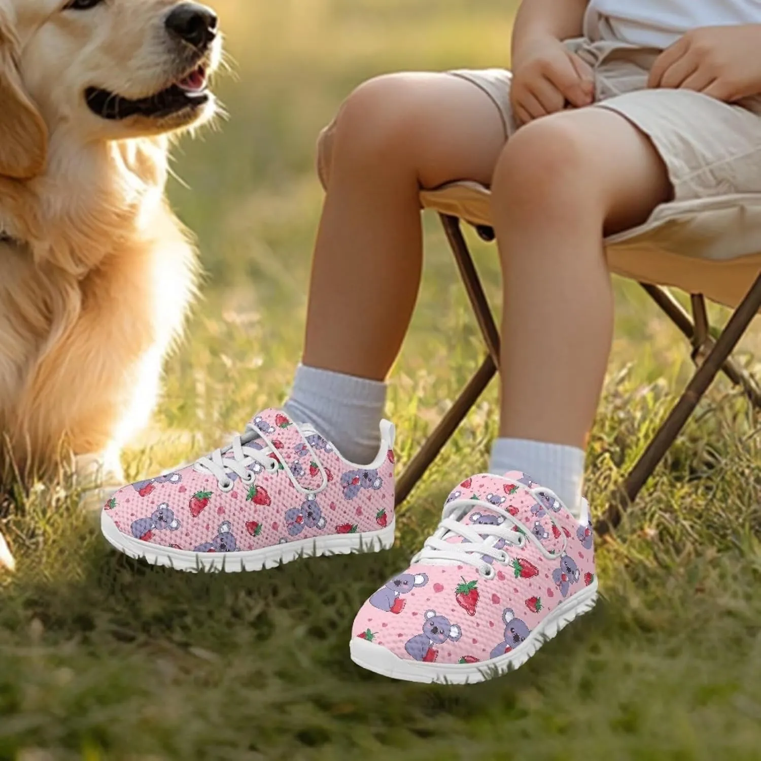 Doojoayie Slip On Shoes for Girls Soft Sole School Tennis Shoes Hook and Loop