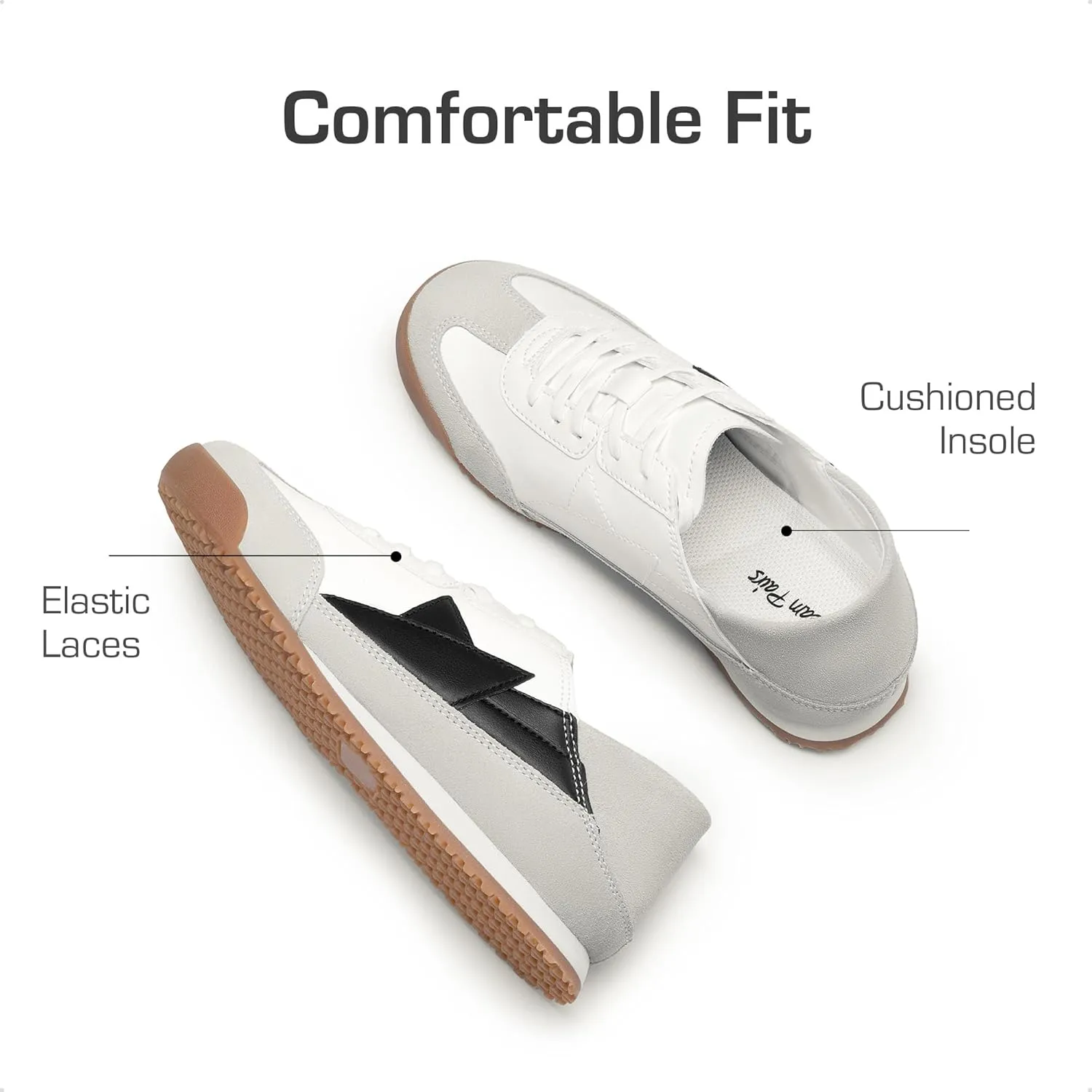 DREAM PAIRS Boys Girls Sneakers Foldable Back Retro Classic Casual Tennis Lightweight Breathable Walking Shoes for Little/Big Kid
