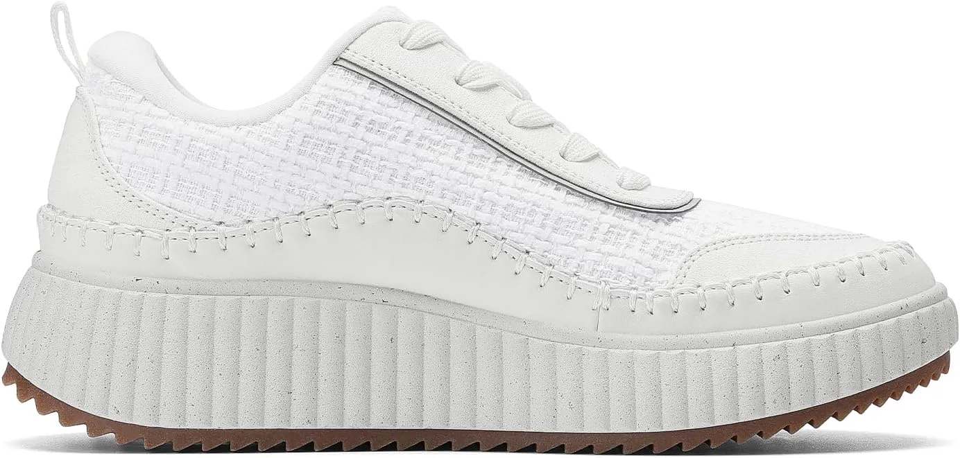 DREAM PAIRS Women Chunky City Tweed Comfortable Casual Platform Fashion Sneaker