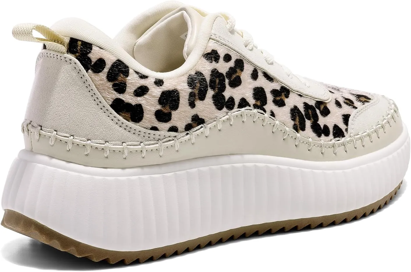 DREAM PAIRS Women Chunky City Tweed Comfortable Casual Platform Fashion Sneaker