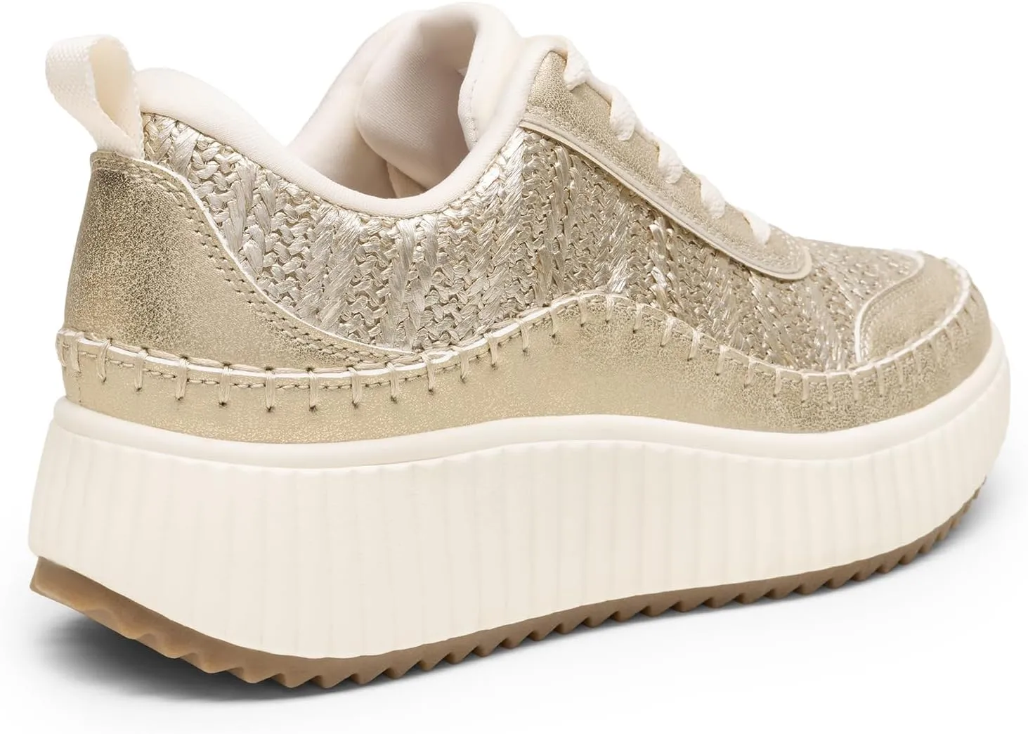 DREAM PAIRS Women Chunky City Tweed Comfortable Casual Platform Fashion Sneaker