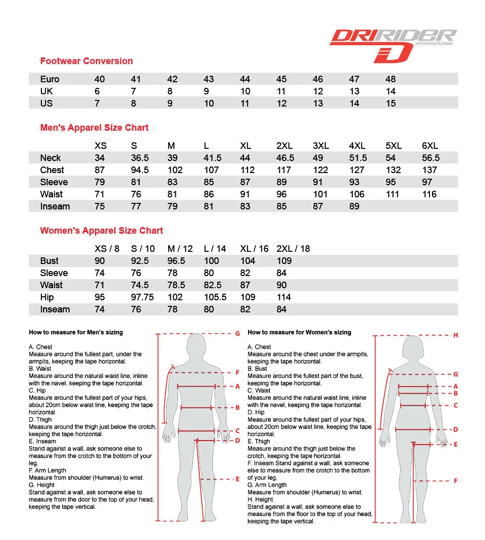 DRIRIDER MOTION AIR BLACK BOOTS