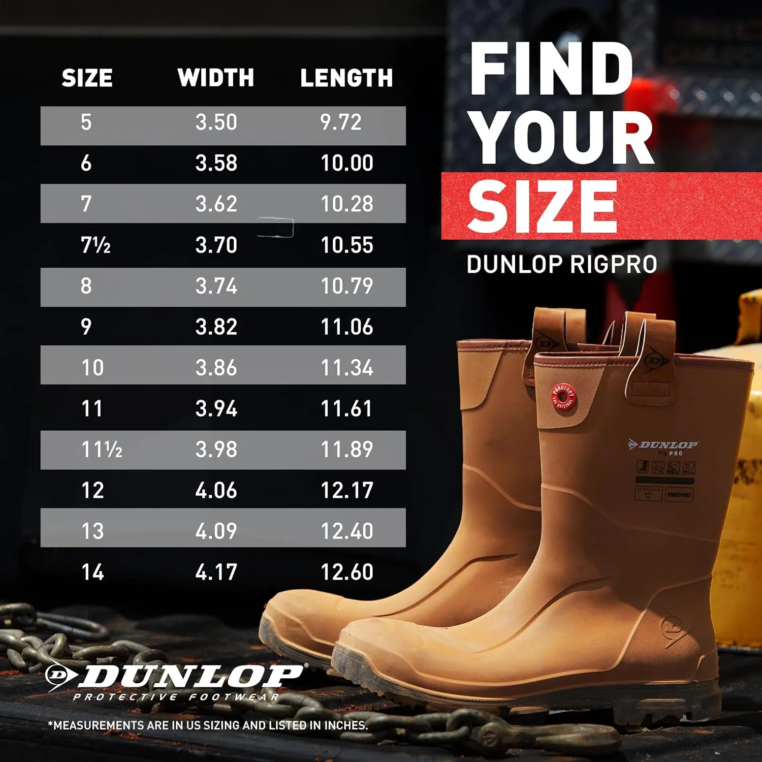 DUNLOP Men's Protective Footwear, Lj2hx42, Purofort Rigpro Full Safety Industrial and Construction, Slip Resistant, Comfortable, 100% Waterproof