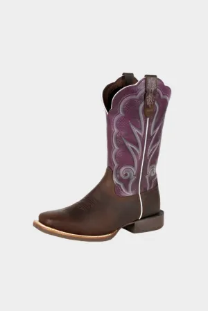DURANGO® LADY REBEL PRO™ WOMEN'S VENTILATED PLUM WESTERN BOOT