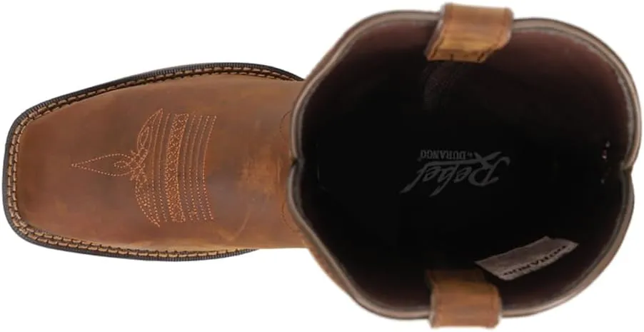 Durango Men's 11" Pull-On Steel Toe Western Boot
