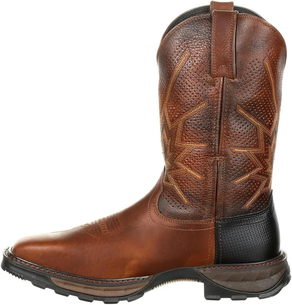 Durango Men's Maverick Xp Steel Toe Ventilated Pull-on Outdoor Boots