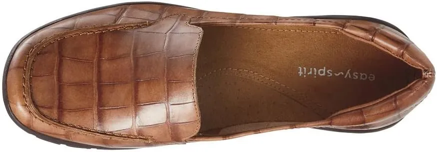 Easy Spirit Women's Abide Croco Print Casual Flat