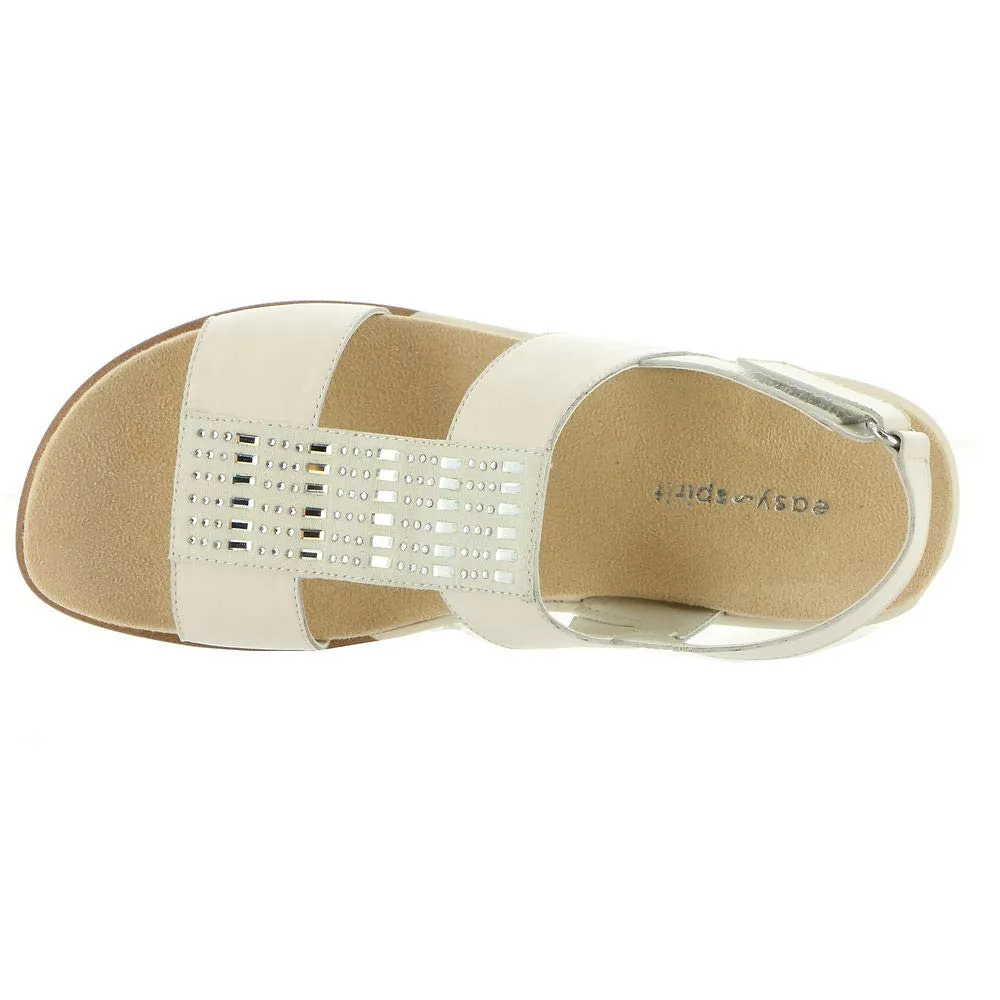 Easy Spirit Womens Hazel Wedge Sandal, Biege 150, 8 US
