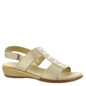 Easy Spirit Women's Hazel Wedge Sandal, Gold 710, 10