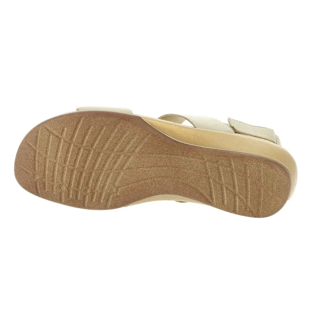 Easy Spirit womens Hazel Wedge Sandal, Gold 710, 9.5 US