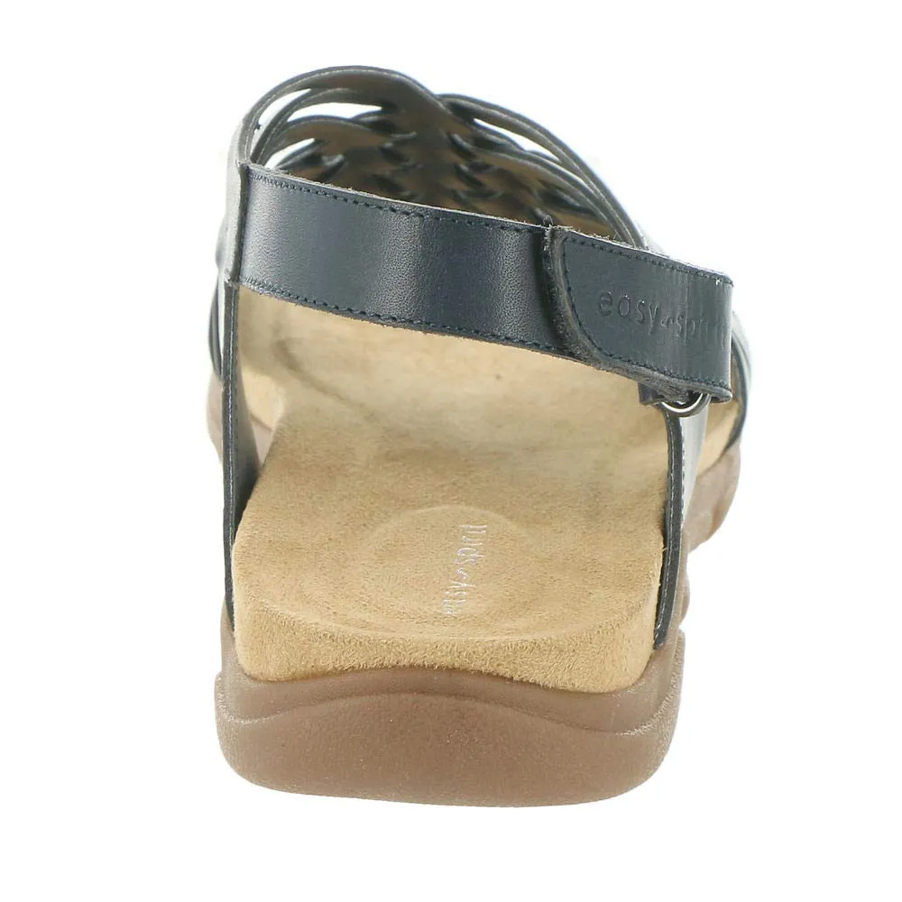 Easy Spirit Women's MAR Sandal, Blue 400, 8 Wide