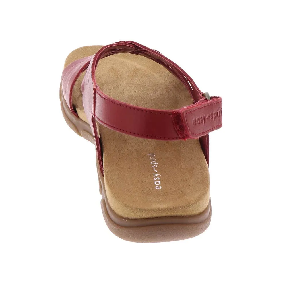 Easy Spirit Women's Mar Sandal, Red 610, 6.5 Wide