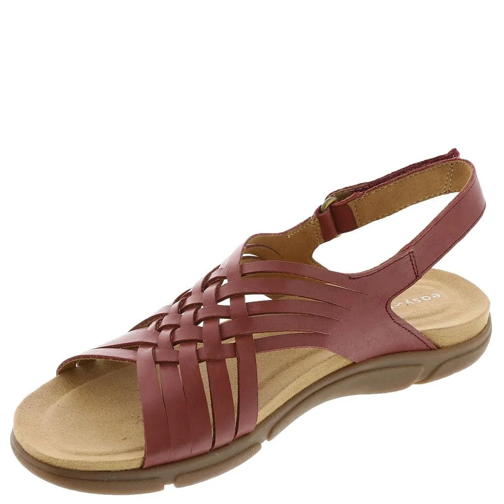Easy Spirit Women's Mar Sandal, Red 610, 6.5 Wide