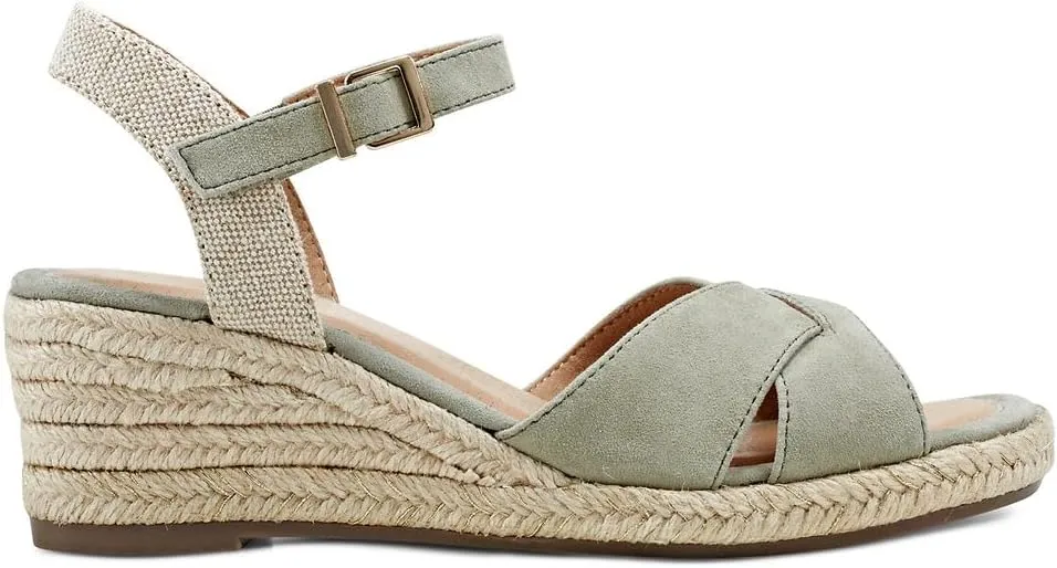 Easy Spirit Women's Shandra Espadrille Wedge Sandal