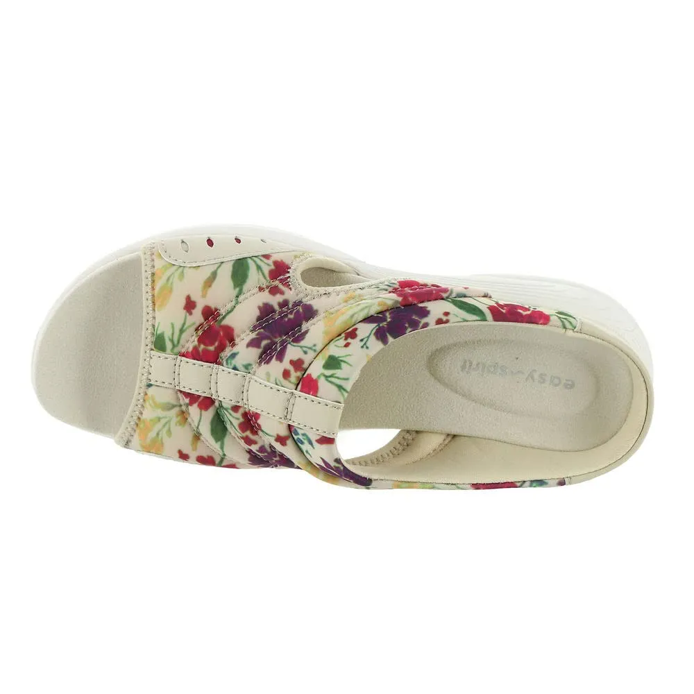 Easy Spirit Women's TRACIEE2 Flat Sandal, Wheat 115, 9.5