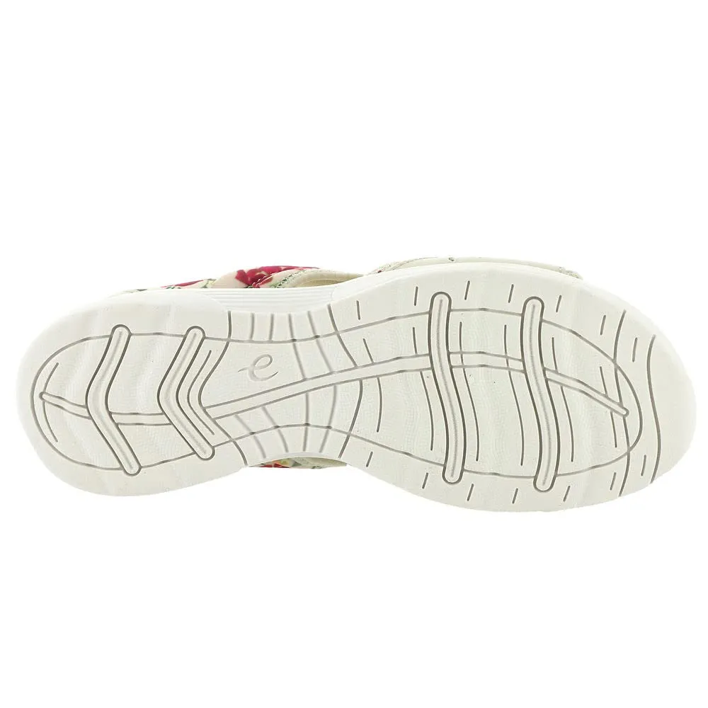 Easy Spirit Women's TRACIEE2 Flat Sandal, Wheat 115, 9.5