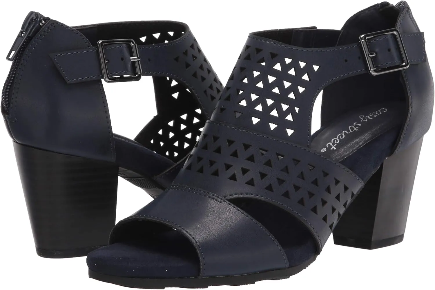 Easy Street Women's Block Heel Sandal Heeled