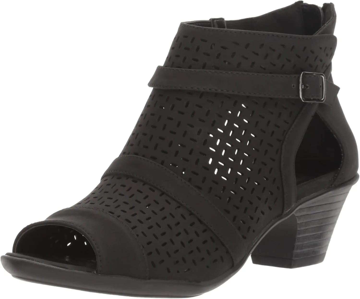 Easy Street Women's Carrigan Ankle Boot, Black, 8