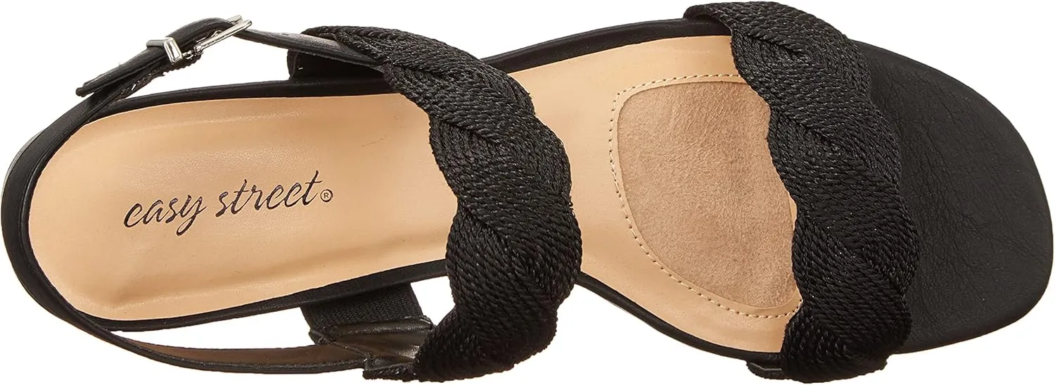Easy Street Women's Charee Block Heel Sandal Heeled
