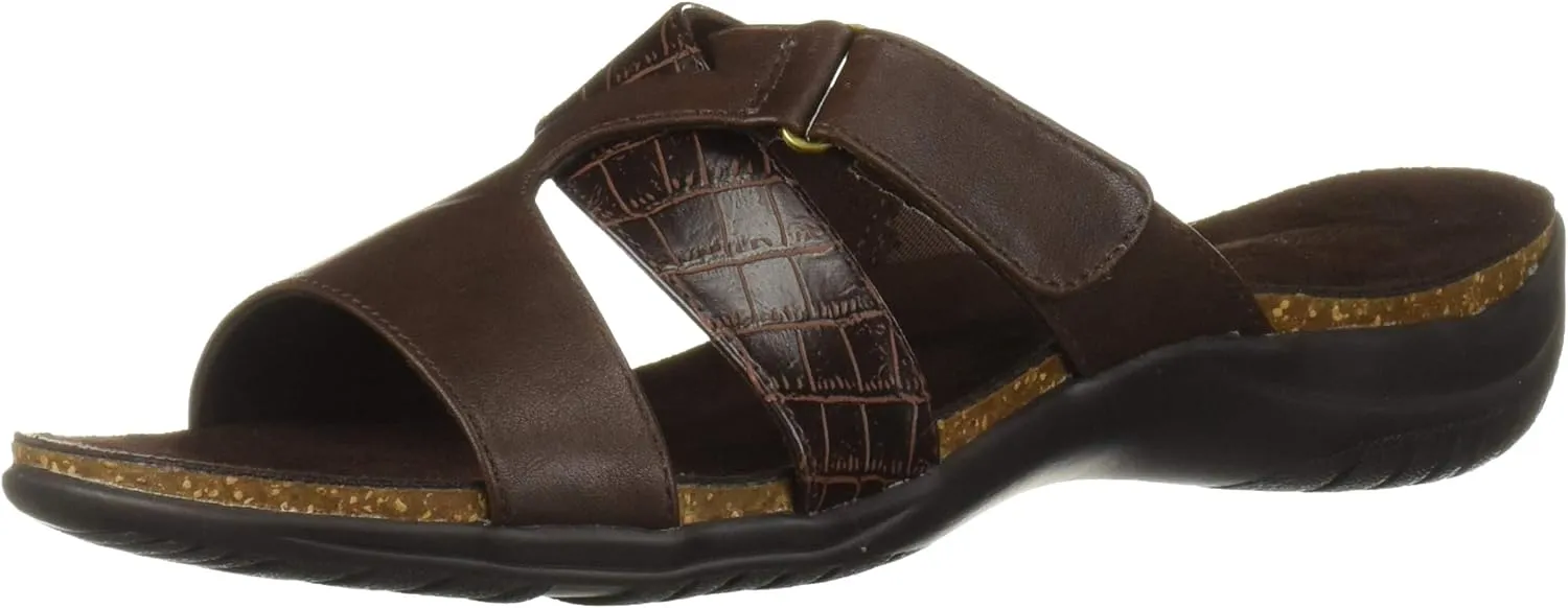 Easy Street Women's Frenzy Casual Sandal with Hook and Loop Closure
