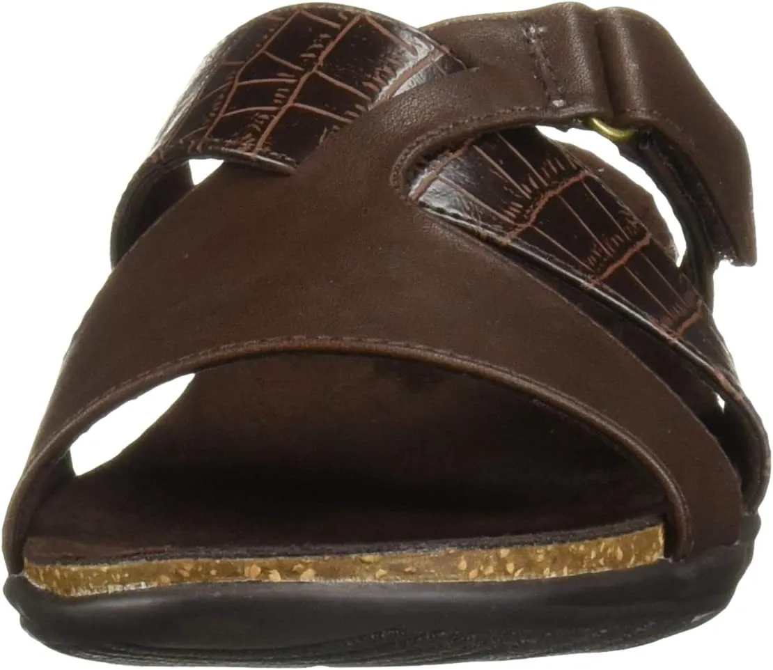 Easy Street Women's Frenzy Casual Sandal with Hook and Loop Closure