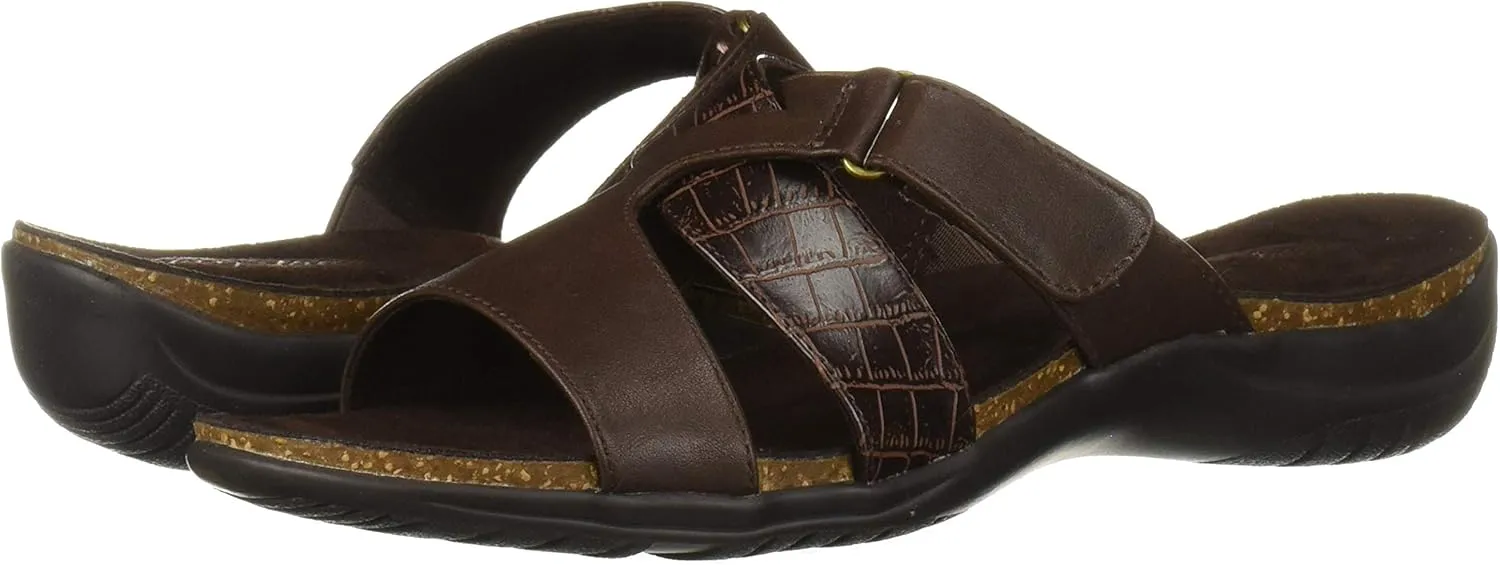 Easy Street Women's Frenzy Casual Sandal with Hook and Loop Closure