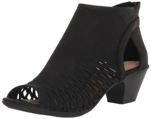 Easy Street Women's Sunrise Heeled Sandal, Black, 7.5 Wide