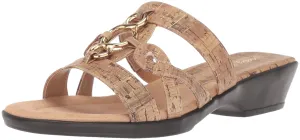 Easy Street Women's Torrid Flat Sandal, Cork Fleck, 9.5 M US