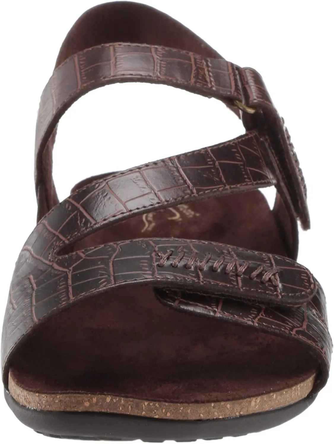 Easy Street Women's Winnie Casual Sandal with Hook and Loop Closures