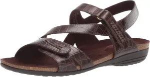 Easy Street Women's Winnie Casual Sandal with Hook and Loop Closures