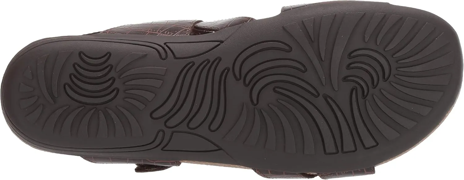 Easy Street Women's Winnie Casual Sandal with Hook and Loop Closures