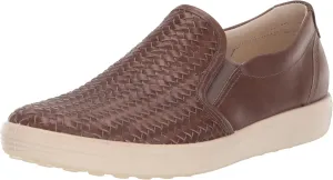 ECCO Women's Soft 7 Woven Slip on 2.0 Sneaker