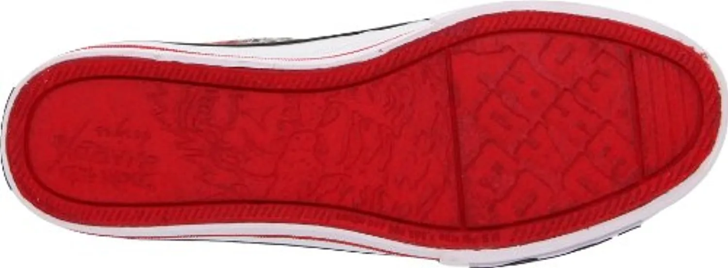 Ed Hardy Women's Low Rise Fashion Sneaker,Red-11SLR102W,5 M US