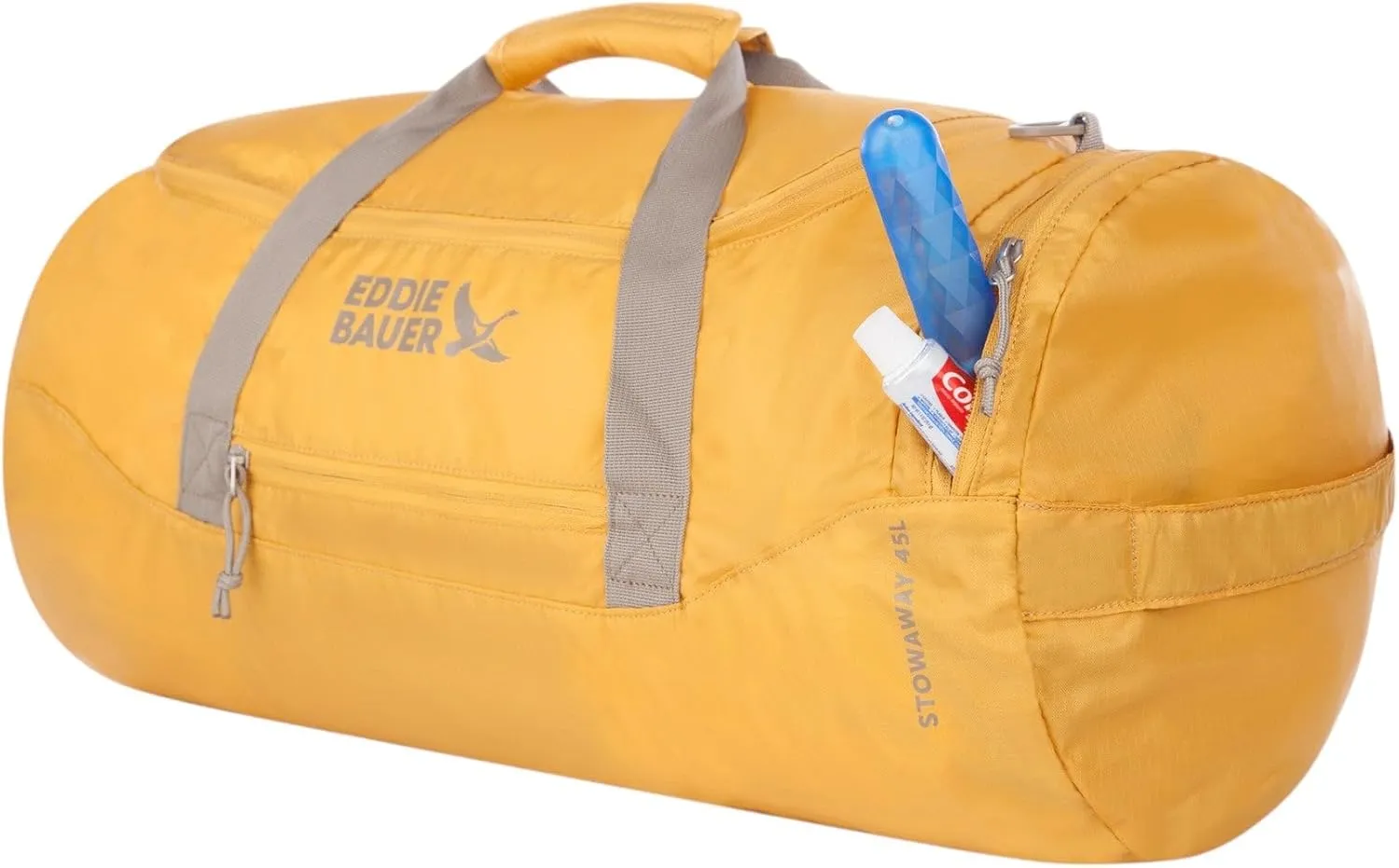 Eddie Bauer Stowaway Packable Duffel Bag | Travel | Foldable | Lightweight | Durable | Ripstop Polyester | 23" Length | 45L Capacity